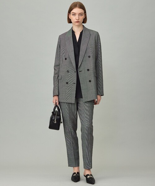 ウール2WAYストレッチ ダブルブレストジャケット（テーラード