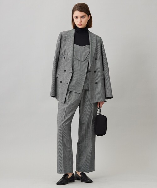 ウール2WAYストレッチ ダブルブレストジャケット（テーラード