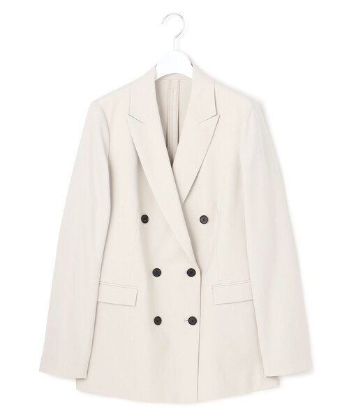 ウール2WAYストレッチ ダブルブレストジャケット（テーラード