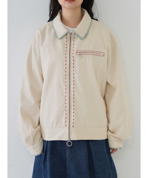 ジャケット・アウター bargiee CRAFT STITCH JACKET セール】ステッチジャケット クラフト ワーク ユニセックス
