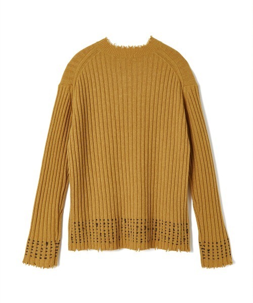 セール】stitching knit top（ニット/セーター）｜soduk（スドーク）の