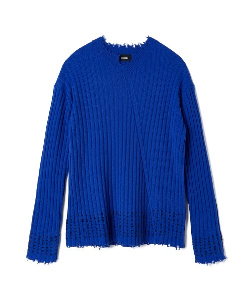 stitching knit top