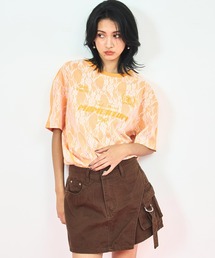 ANAP | ゲーミング 刺繍 ライン レース Tシャツ(Tシャツ/カットソー)