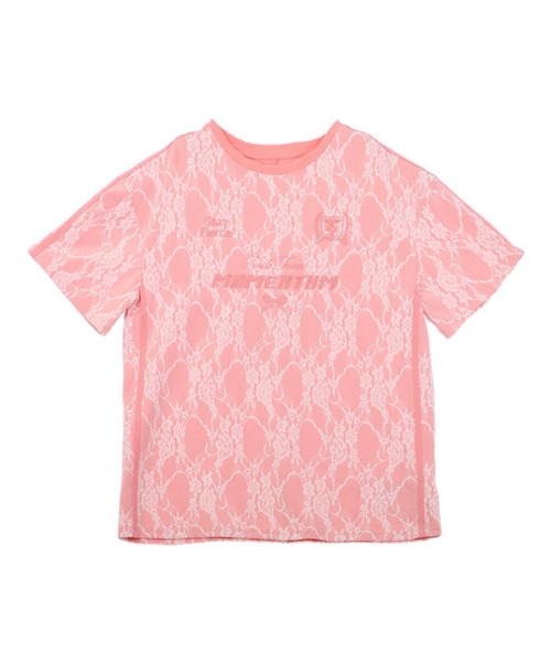 ANAP(アナップ)の「ゲーミング 刺繍 ライン レース Tシャツ(Tシャツ/カットソー・レディース・オレンジ/ホワイト/ピンク/ブラック・FREE)」の17枚目の写真