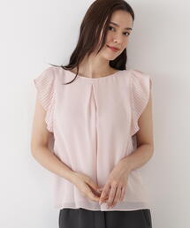 【美品】ピンキーアンドダイアン 半袖ブラウス PINKY&DIANNE｜ピンキーアンドダイアンのシャツ/ブラウス（半袖