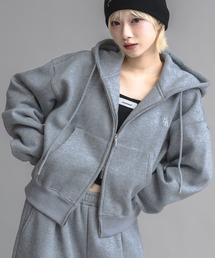 17HR | 【ユニセックス】コンパクトダブルジップパーカー(パーカー)