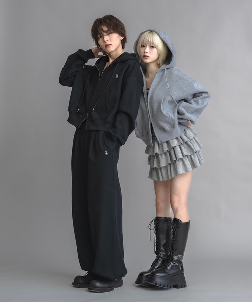 ユニセックス】コンパクトダブルジップパーカー（パーカー）｜17HR