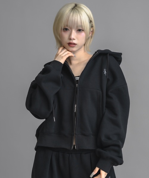 ユニセックス】コンパクトダブルジップパーカー（パーカー）｜17HR