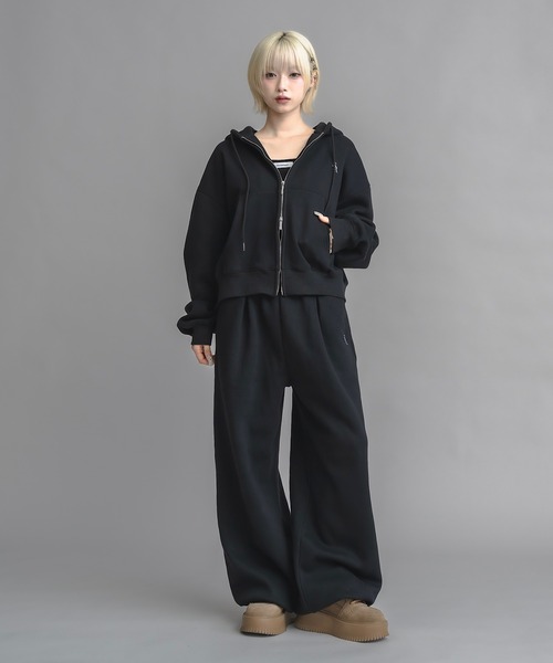 ユニセックス】コンパクトダブルジップパーカー（パーカー）｜17HR