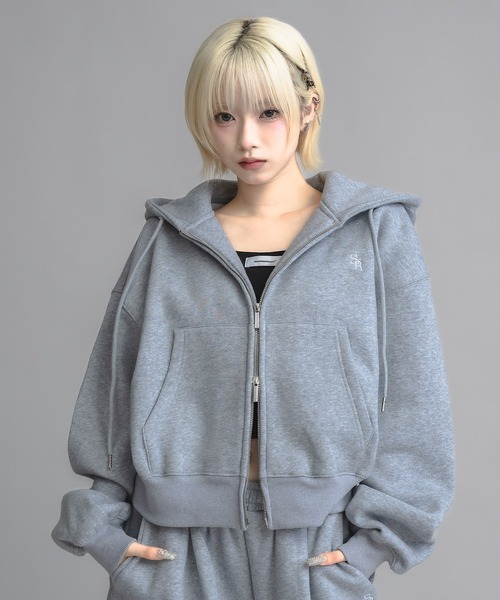 ユニセックス】コンパクトダブルジップパーカー（パーカー）｜17HR