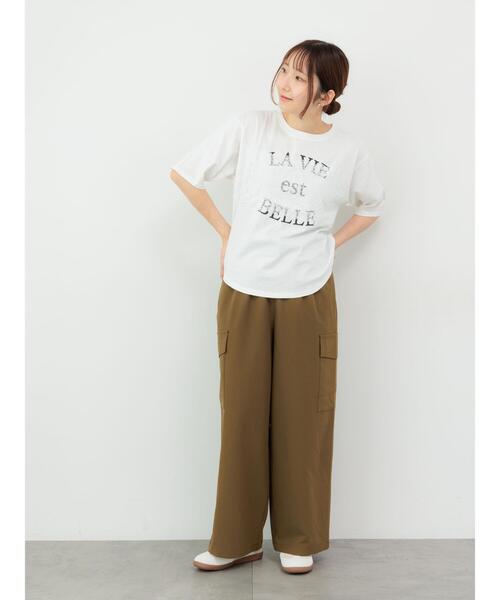 Te chichi TERRASSE（テチチテラス）の「イージーカーゴパンツ（その他パンツ・レディース・モカ/ブラック/カーキ・F）」の15枚目の写真