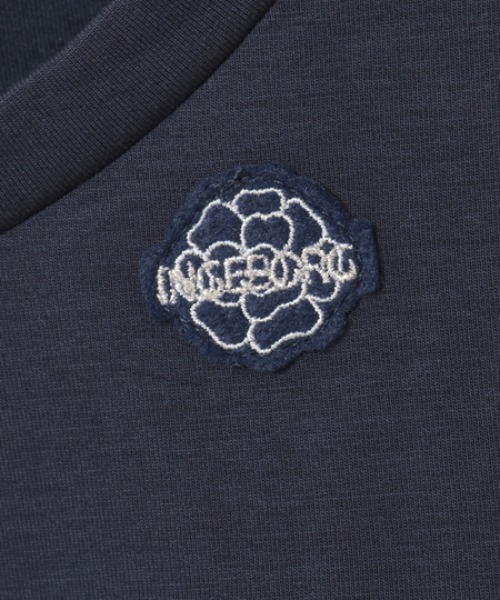 INGEBORG(インゲボルグ)の「カメリアドットpt.使いカットソー(Tシャツ/カットソー・レディース・ブラウン/ネイビー/ブラック・MEDIUM)」の9枚目の写真