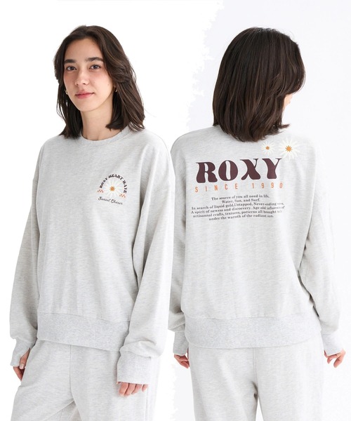 ROXY(ロキシー)の「SUN AND SURF L/S TEE /ロキシーセットアップ対応バックプリントプルオーバースウェットトレーナー(スウェット・レディース・ブラック/グレー/その他/マルチ・SMALL/MEDIUM/LARGE)」の3枚目の写真