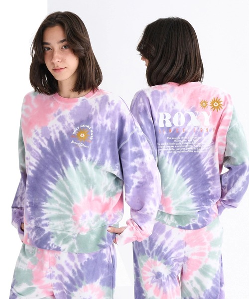ROXY(ロキシー)の「SUN AND SURF L/S TEE /ロキシーセットアップ対応バックプリントプルオーバースウェットトレーナー(スウェット・レディース・ブラック/グレー/その他/マルチ・SMALL/MEDIUM/LARGE)」の4枚目の写真