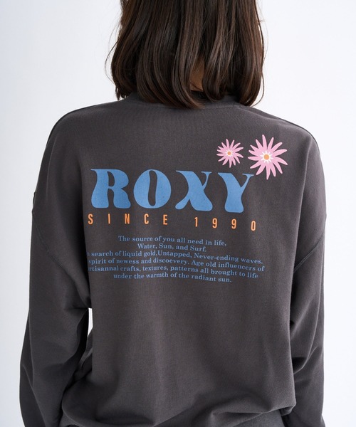 ROXY(ロキシー)の「SUN AND SURF L/S TEE /ロキシーセットアップ対応バックプリントプルオーバースウェットトレーナー(スウェット・レディース・ブラック/グレー/その他/マルチ・SMALL/MEDIUM/LARGE)」の5枚目の写真