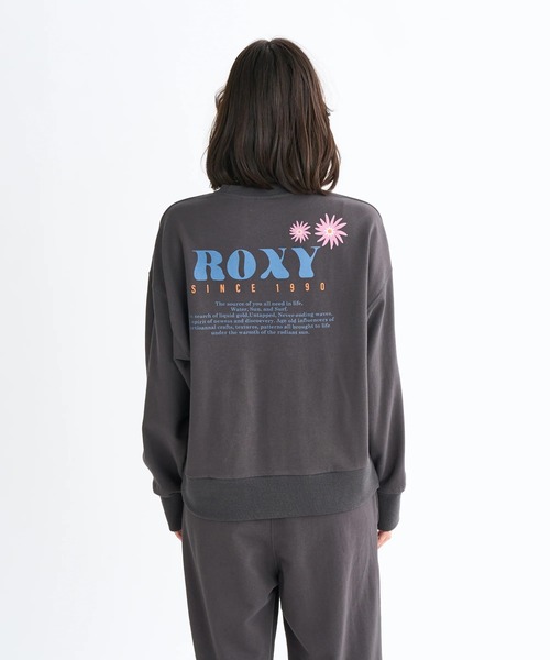 ROXY(ロキシー)の「SUN AND SURF L/S TEE /ロキシーセットアップ対応バックプリントプルオーバースウェットトレーナー(スウェット・レディース・ブラック/グレー/その他/マルチ・SMALL/MEDIUM/LARGE)」の7枚目の写真