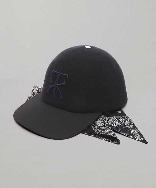 KIJIMA TAKAYUKI 別注 CITYSHOP スカーフキャップ KIJIMA TAKAYUKI 別注 CITYSHOP SCARF CAP：帽子（キャップ