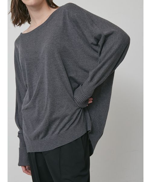 styling/（スタイリング）の「ドルマンスリーブニットトップス（ニット/セーター・レディース・グレー/ブラック/ピンク・F）」の3枚目の写真