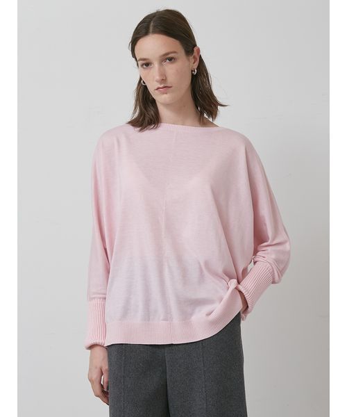 styling/（スタイリング）の「ドルマンスリーブニットトップス（ニット/セーター・レディース・グレー/ブラック/ピンク・F）」の4枚目の写真