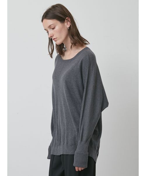 styling/（スタイリング）の「ドルマンスリーブニットトップス（ニット/セーター・レディース・グレー/ブラック/ピンク・F）」の6枚目の写真