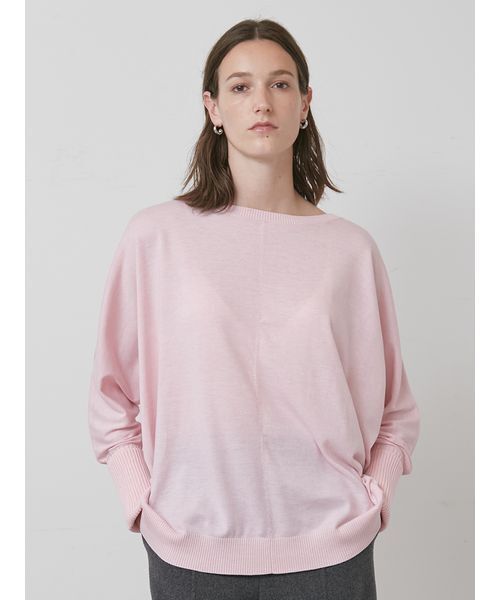 styling/（スタイリング）の「ドルマンスリーブニットトップス（ニット/セーター・レディース・グレー/ブラック/ピンク・F）」の10枚目の写真