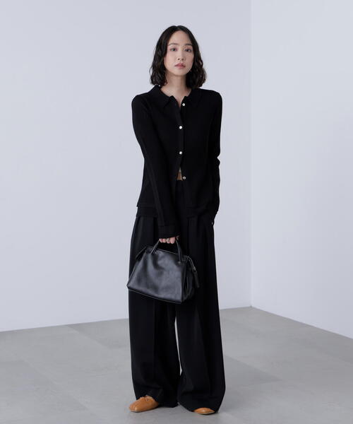 FREE'S MART（フリーズマート）の「◆【はかな企画】【低身長向けXXSあり】2タックハイウエストスラックス〈ＭＦＭ〉（その他パンツ・レディース・ホワイト/ブラウン/ブラック・SMALL/MEDIUM/X-SMALL/XX-SMALL）」の6枚目の写真