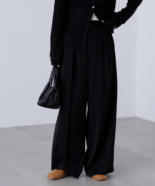 FREE'S MART（フリーズマート）の「◆【はかな企画】【低身長向けXXSあり】2タックハイウエストスラックス〈ＭＦＭ〉（その他パンツ・レディース・ホワイト/ブラウン/ブラック・SMALL/MEDIUM/X-SMALL/XX-SMALL）」の8枚目の写真