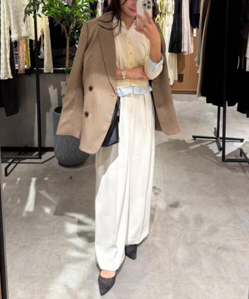 FREE'S MART（フリーズマート）の「◆【はかな企画】【低身長向けXXSあり】2タックハイウエストスラックス〈ＭＦＭ〉（その他パンツ・レディース・ホワイト/ブラウン/ブラック・SMALL/MEDIUM/X-SMALL/XX-SMALL）」の13枚目の写真