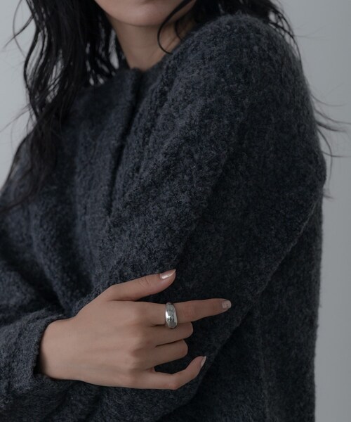 GALLEST(ギャレスト)の「ブークレカーディガン(カーディガン/ボレロ・レディース・ホワイト系9/チャコール/オレンジ系その他5・38)」の4枚目の写真