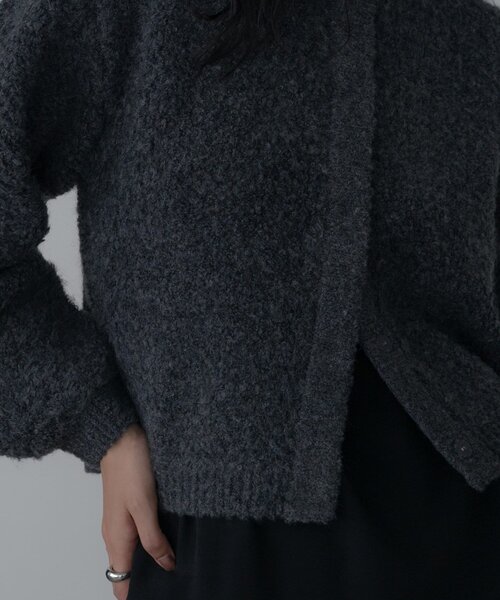 GALLEST(ギャレスト)の「ブークレカーディガン(カーディガン/ボレロ・レディース・ホワイト系9/チャコール/オレンジ系その他5・38)」の10枚目の写真