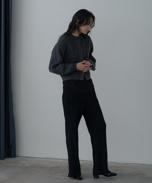 GALLEST(ギャレスト)の「ブークレカーディガン(カーディガン/ボレロ・レディース・ホワイト系9/チャコール/オレンジ系その他5・38)」の19枚目の写真