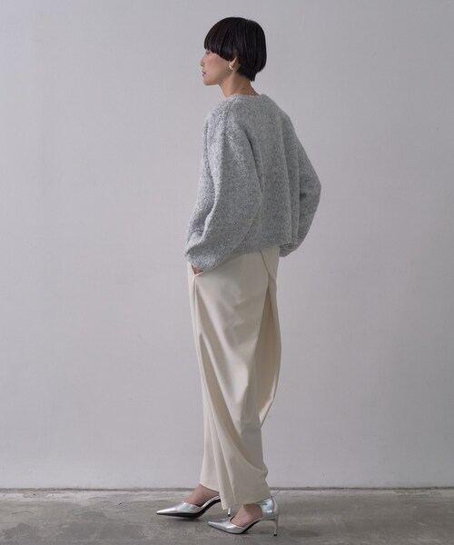 GALLEST(ギャレスト)の「ブークレカーディガン(カーディガン/ボレロ・レディース・ホワイト系9/チャコール/オレンジ系その他5・38)」の17枚目の写真