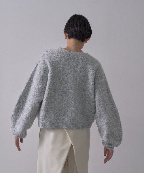 GALLEST(ギャレスト)の「ブークレカーディガン(カーディガン/ボレロ・レディース・ホワイト系9/チャコール/オレンジ系その他5・38)」の13枚目の写真