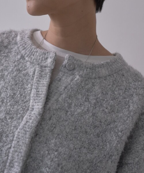 GALLEST(ギャレスト)の「ブークレカーディガン(カーディガン/ボレロ・レディース・ホワイト系9/チャコール/オレンジ系その他5・38)」の22枚目の写真