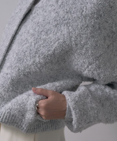 GALLEST(ギャレスト)の「ブークレカーディガン(カーディガン/ボレロ・レディース・ホワイト系9/チャコール/オレンジ系その他5・38)」の21枚目の写真