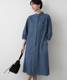 【洗える】60Zデニムワンピース
