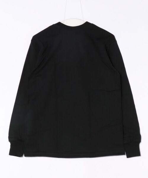 ＪＵＧＬＡＮＳ（ユグランス）の「【Hanes/ヘインズ】HM4-D202 1P KURO CREW NECK LONGSLEEVE T-SHIRT（Tシャツ/カットソー・メンズ・ブラック・S/M/L/XL）」の2枚目の写真