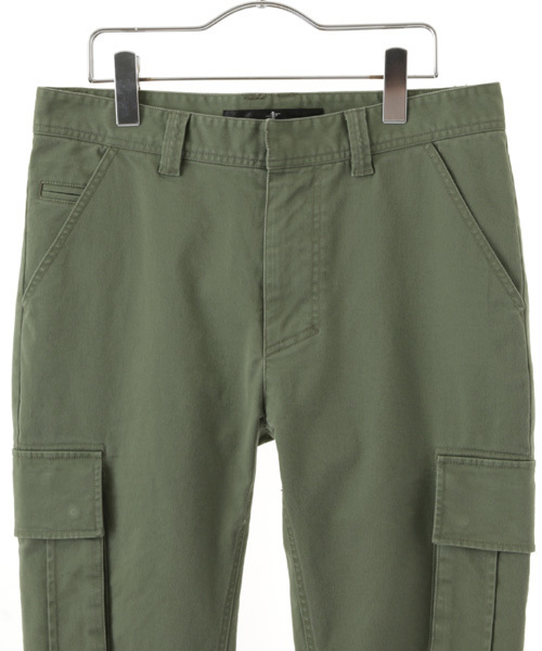 NO ID.（ノーアイディ）の「mp4077- CｽﾄﾚｯﾁﾂｲﾙｱﾝｸﾙｶｰｺﾞPT（カーゴパンツ・メンズ・ブラック/カーキ・1/3/2）」の13枚目の写真