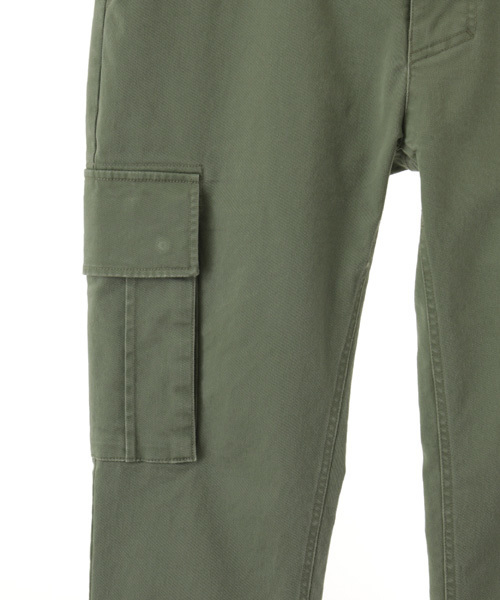 NO ID.（ノーアイディ）の「mp4077- CｽﾄﾚｯﾁﾂｲﾙｱﾝｸﾙｶｰｺﾞPT（カーゴパンツ・メンズ・ブラック/カーキ・1/3/2）」の7枚目の写真