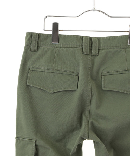 NO ID.（ノーアイディ）の「mp4077- CｽﾄﾚｯﾁﾂｲﾙｱﾝｸﾙｶｰｺﾞPT（カーゴパンツ・メンズ・ブラック/カーキ・1/3/2）」の9枚目の写真