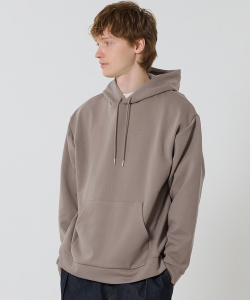 coca(coca)(コカ)の「ベーシックソフトジャージーBIGプルパーカー 速乾/シワ防止(パーカー・メンズ・ネイビー/グレイッシュベージュ/ブラック/グレー・S/XL/M/L)」の3枚目の写真
