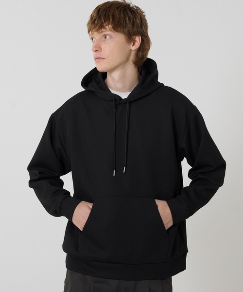 coca(coca)(コカ)の「ベーシックソフトジャージーBIGプルパーカー 速乾/シワ防止(パーカー・メンズ・ネイビー/グレイッシュベージュ/ブラック/グレー・S/XL/M/L)」の2枚目の写真