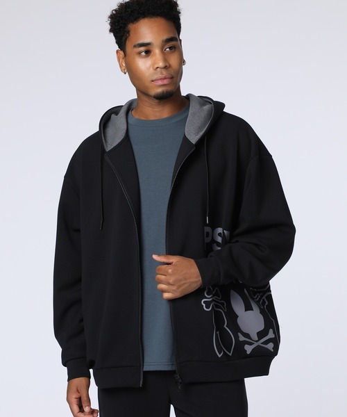 セール】[WEB限定]ダンボール サイドロゴワイドジップパーカ（パーカー