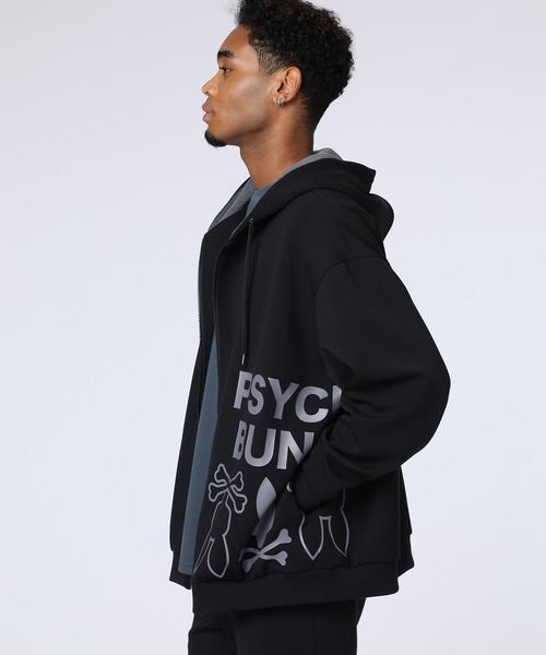 セール】[WEB限定]ダンボール サイドロゴワイドジップパーカ（パーカー