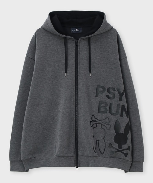目*ス様 新品　Psycho Bunny ダンボールニット ジップパーカ セール】[WEB限定]ダンボール サイドロゴワイドジップパーカ（パーカー