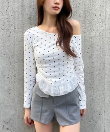 3.3 Field Trip  | 3.3 Field Trip／ドットスソレース長袖T(Tシャツ/カットソー)