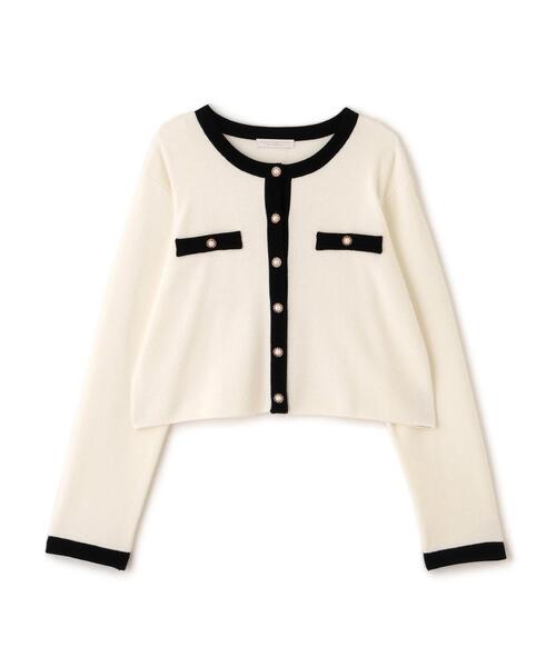 PROPORTION BODY DRESSING（プロポーションボディドレッシング）の「ニットジャケット / 1215270925（ニット/セーター・レディース・ダークグレー/ベージュ/ホワイト系その他・FREE）」の8枚目の写真