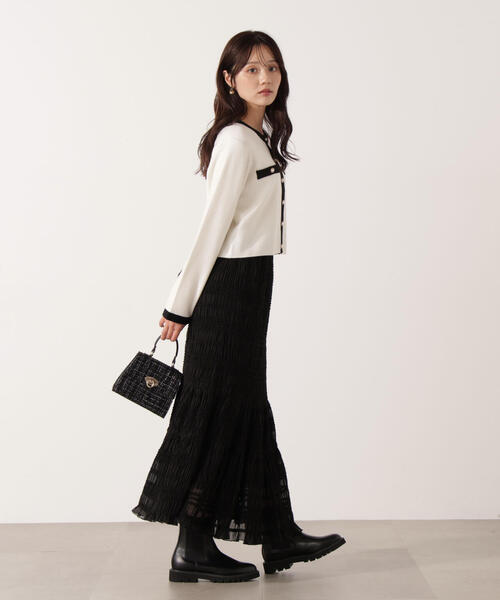 PROPORTION BODY DRESSING（プロポーションボディドレッシング）の「ニットジャケット / 1215270925（ニット/セーター・レディース・ダークグレー/ベージュ/ホワイト系その他・FREE）」の16枚目の写真