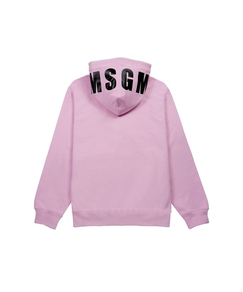 MSGM（エムエスジーエム）の「【NEW】MSGMフードロゴパーカー（パーカー・メンズ・ピンク/オリーブ・S/M/L）」の3枚目の写真
