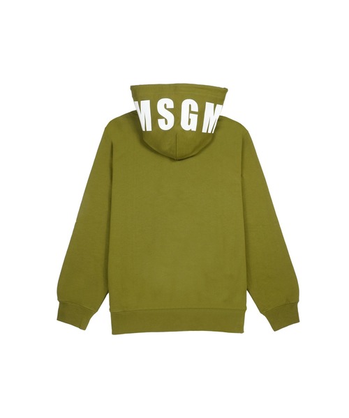 MSGM（エムエスジーエム）の「【NEW】MSGMフードロゴパーカー（パーカー・メンズ・ピンク/オリーブ・S/M/L）」の7枚目の写真